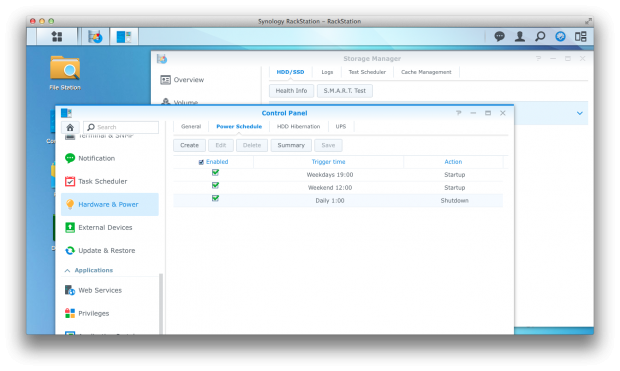 DSM 5.0 auf einer Rackstation RS214 (Screenshot: Golem.de)